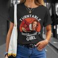 Turntable Girl Edm Techno Music Producer Dance Music Dj Cute Gift Unisex T-Shirt Gifts for Her