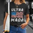 Ultra Maga Bold United States Of America Usa Flag Unisex T-Shirt Gifts for Her