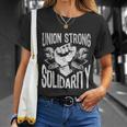 Union Strong Solidarity Labor Day Worker Proud Laborer Gift V2 Unisex T-Shirt Gifts for Her