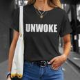 Unwoke Anti Woke Counter Culture Fake Woke Classic Unisex T-Shirt Gifts for Her