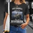 Uss America Cv 66 Cva 66 Front Unisex T-Shirt Gifts for Her