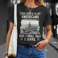 Uss Coral Sea Cv 43 Cva 43 Sunset Unisex T-Shirt Gifts for Her