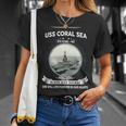Uss Coral Sea Cv 43 Front Style Unisex T-Shirt Gifts for Her