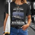 Uss Du Pont Dd 941 Uss Dupont Dd- Unisex T-Shirt Gifts for Her