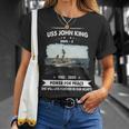 Uss John King Ddg Unisex T-Shirt Gifts for Her