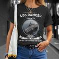 Uss Ranger Cv 61 Cva 61 Front Style Unisex T-Shirt Gifts for Her