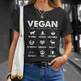 Vegan For Everything Meaningful Gift Earth Day Save The Bees Men Women Gift Unisex T-Shirt Gifts for Her
