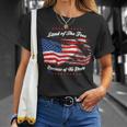 Veteran Land Of The Free V2 Unisex T-Shirt Gifts for Her