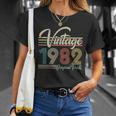 Vintage 1982 Original Parts 40Th Birthday Unisex T-Shirt Gifts for Her