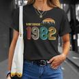 Vintage 1982 Sun Wilderness 40Th Birthday V3 Unisex T-Shirt Gifts for Her