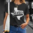 Vintage Texas State Logo Unisex T-Shirt Gifts for Her