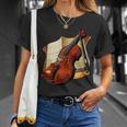 Violin And Sheet Music Tshirt Unisex T-Shirt Gifts for Her