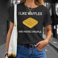 I Like Waffles Belgian Waffles Lover T-shirt Gifts for Her