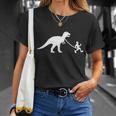 Walking My Trex Unisex T-Shirt Gifts for Her