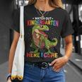 Watch Out Kindergarten Here I Come Dinosaur Back To School T-shirt Gifts for Her