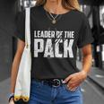 Wolf Pack Leader Of The Pack Paw Print Meaningful T-shirt Gifts for Her