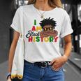 I Am Black History For Boys Black History Month T-shirt Gifts for Her