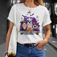 Gnomes Witch Truck Auntie Funny Halloween Costume Unisex T-Shirt Gifts for Her