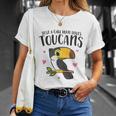 Just A Girl Who Loves Toucans Cute Birds Love Toucan Unisex T-Shirt Gifts for Her