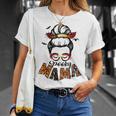 Spooky Mama Halloween Messy Bun Witch Mom Women Spooky Unisex T-Shirt Gifts for Her