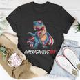 4Th July Tfunny Giftrex America Dinosaur Independence Day Patriot Usa Gift Unisex T-Shirt Unique Gifts