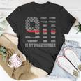 911 Is My Work Number Funny Firefighter Hero Quote Unisex T-Shirt Unique Gifts