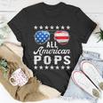 All American Pops Shirts 4Th Of July Matching Outfit Family Unisex T-Shirt Unique Gifts