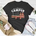 American Camper US Flag Patriotic Camping Unisex T-Shirt Unique Gifts