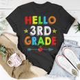 Back To School Hello 3Rd Grade Kids Teacher Student Unisex T-Shirt Funny Gifts