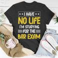 Bar Exam Law School Graduate Graduation V2 T-shirt Personalized Gifts
