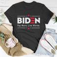 Biden Pay More Live Worse Anti Biden Unisex T-Shirt Unique Gifts
