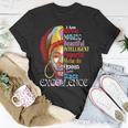 Black-Girl-Magic Beautiful Proud African Melanin Afro Queen T-shirt Personalized Gifts