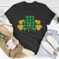 Buffalo Shamrock Plaid Irish Clovers T-Shirt Personalized Gifts