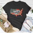 Cheerful Happy Independence Day Artwork Gift Happy 4Th Of July Gift Unisex T-Shirt Unique Gifts