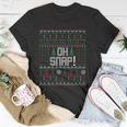 Christmas Oh Snap Ugly Christmas Sweater T-Shirt Personalized Gifts