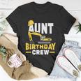 Construction Birthday Party Digger Aunt Birthday Crew T-Shirt Personalized Gifts