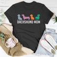 Dachshund Mom Wiener Doxie Mom Graphic Dog Lover Gift V2 Unisex T-Shirt Unique Gifts