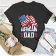 Dad Patriotic American Flag 4Th Of July Unisex T-Shirt Unique Gifts