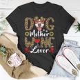 Dog Mother Wine Lover Shirt Dog Mom Wine Mothers Day Gifts Unisex T-Shirt Unique Gifts