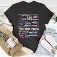 Donald Trump 2024 Election Gop Unisex T-Shirt Unique Gifts