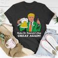 Donald Trump Make St Patricks Day Great Again Beer Drinking Unisex T-Shirt Unique Gifts