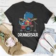 Drummersaur Percussionist Drummer For Kids Unisex T-Shirt Unique Gifts