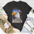 Eagle Mullet 4Th Of July Cool Gift Usa American Flag Merica Gift Unisex T-Shirt Unique Gifts