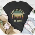 Easily Distracted By Dogs Shirt Dog Dog Lover T-Shirt Personalized Gifts