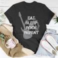 Eat Sleep Rock Repeat Unisex T-Shirt Unique Gifts