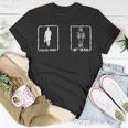 Firefighter Funny Fireman Girlfriend Wife Design For Firefighter Unisex T-Shirt Funny Gifts