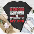 Firefighter Proud Fireman Dad Of A Firefighter Father Fire Dad Unisex T-Shirt Funny Gifts
