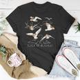Flock Of Beagulls Beagle With Bird Wings Dog Lover Funny Unisex T-Shirt Unique Gifts