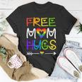 Free Mom Hugs Rainbow Heart Lgbt Pride Month Unisex T-Shirt Unique Gifts