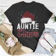 Fun Santa Hat Christmas Costume Family Matching Auntie Claus Unisex T-Shirt Unique Gifts